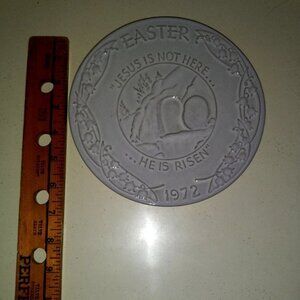 Vintage Oral Roberts Easter Plate 1972